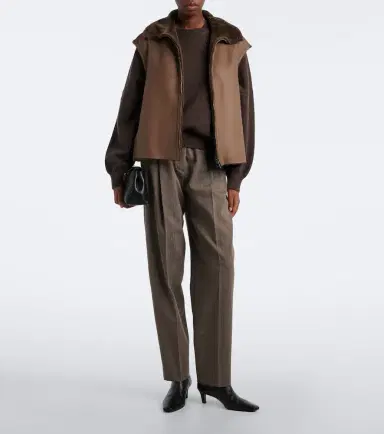 Joseph Nico reversible leather and shearling vest | Thumbnail 3