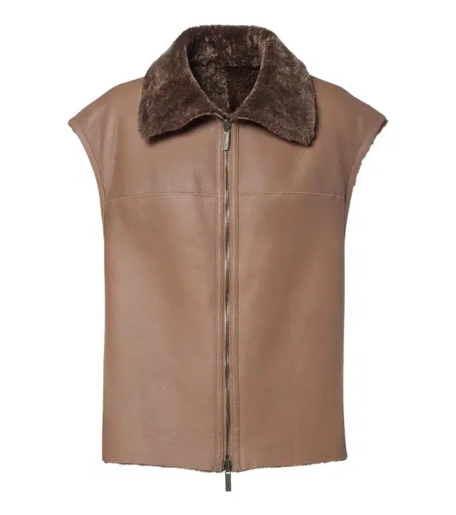 Joseph Nico reversible leather and shearling vest