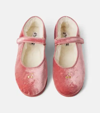 Bonpoint Ellaro velvet Mary Jane flats | Thumbnail 4