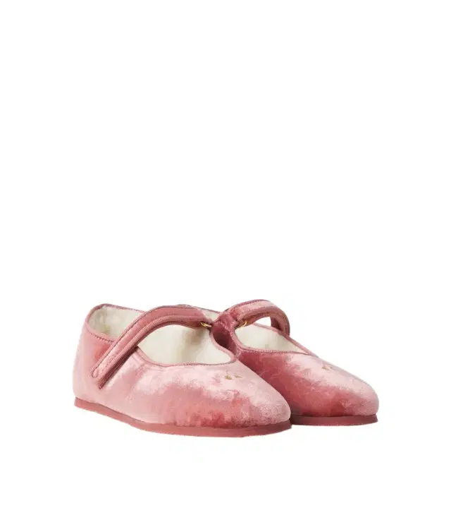 Bonpoint Ellaro velvet Mary Jane flats