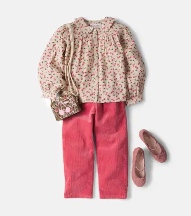 Bonpoint Josseline herringbone cotton blouse | Thumbnail 3