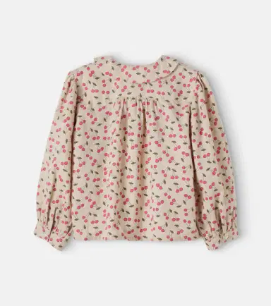 Bonpoint Josseline herringbone cotton blouse | Thumbnail 4