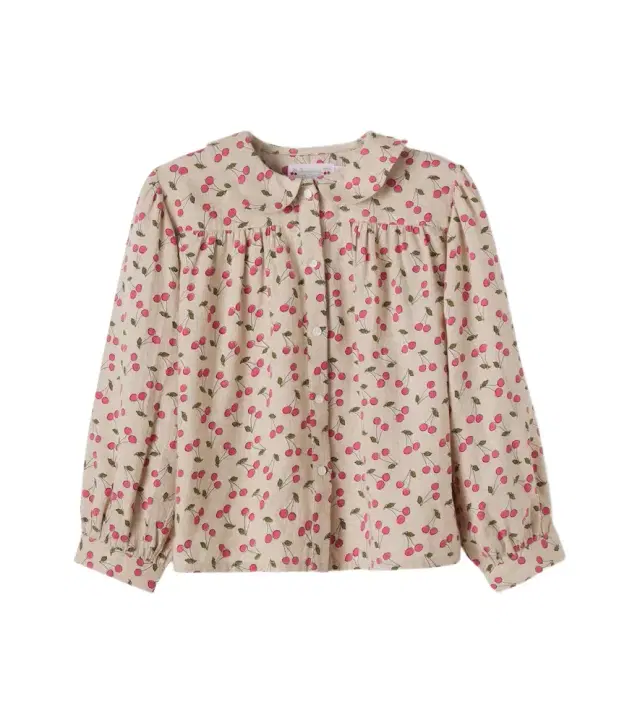 Bonpoint Josseline herringbone cotton blouse