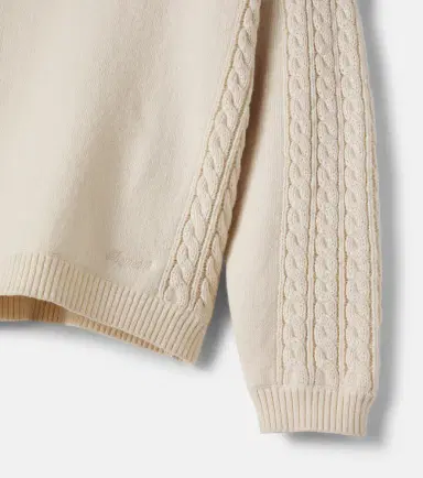 Bonpoint Matheus knitted wool and cotton hoodie | Thumbnail 3
