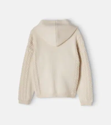 Bonpoint Matheus knitted wool and cotton hoodie | Thumbnail 4