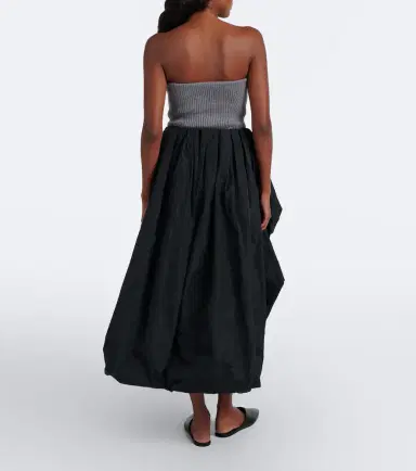 Jil Sander Asymmetric midi skirt | Thumbnail 2