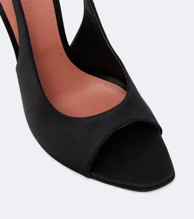 Amina Muaddi Alexa satin slingbacks | Thumbnail 3