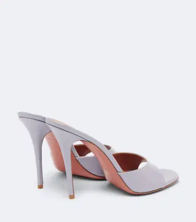 Amina Muaddi Elodie patent leather mules | Thumbnail 3 Amina Muaddi Elodie patent leather mules | Thumbnail 3