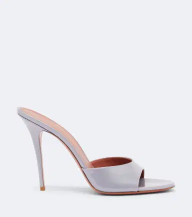 Amina Muaddi Elodie patent leather mules | Thumbnail 4 Amina Muaddi Elodie patent leather mules | Thumbnail 4