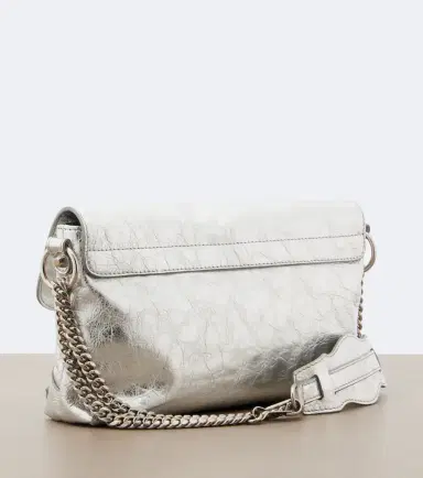 Balenciaga Le City metallic leather shoulder bag | Thumbnail 3