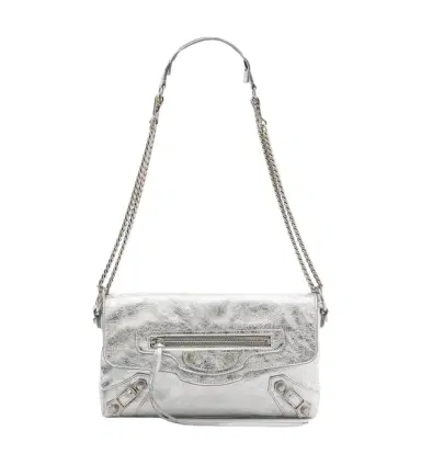 Balenciaga Le City metallic leather shoulder bag | Thumbnail 1