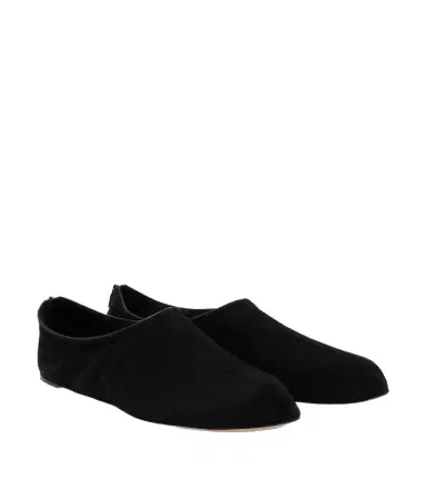 The Row Stellene suede slip-on shoes | Thumbnail 1 The Row Stellene suede slip-on shoes | Thumbnail 1