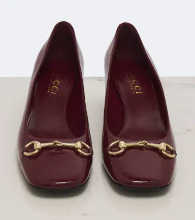 Gucci Signora Horsebit patent leather pumps | Thumbnail 4
