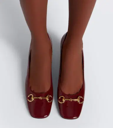 Gucci Signora Horsebit patent leather pumps | Thumbnail 6