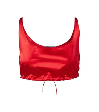 Prada Silk duchesse crop top | Thumbnail 1