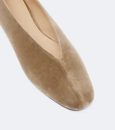 Le Monde Béryl Le Monde Béryl Olympia velvet ballet flats | Thumbnail 3 Le Monde Béryl Le Monde Béryl Olympia velvet ballet flats | Thumbnail 3