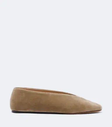 Le Monde Béryl Le Monde Béryl Olympia velvet ballet flats | Thumbnail 4 Le Monde Béryl Le Monde Béryl Olympia velvet ballet flats | Thumbnail 4