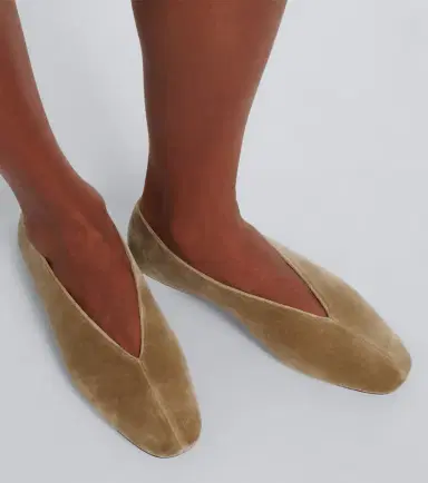 Le Monde Béryl Le Monde Béryl Olympia velvet ballet flats | Thumbnail 6 Le Monde Béryl Le Monde Béryl Olympia velvet ballet flats | Thumbnail 6