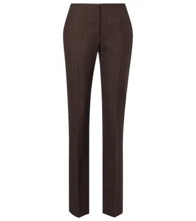 Alexander McQueen Striped wool straight pants | Thumbnail 1 Alexander McQueen Striped wool straight pants | Thumbnail 1