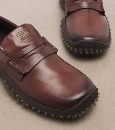 Miu Miu Leather loafers | Thumbnail 4