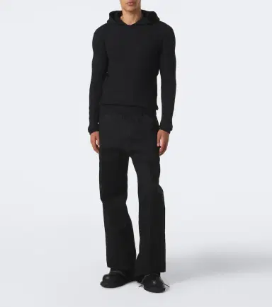 Rick Owens Knitted cashmere-blend hoodie | Thumbnail 2 Rick Owens Knitted cashmere-blend hoodie | Thumbnail 2