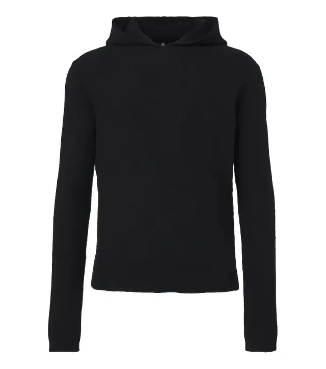 Rick Owens Knitted cashmere-blend hoodie