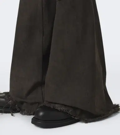 Rick Owens Bolan distressed flared jeans | Thumbnail 6