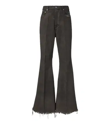 Rick Owens Bolan distressed flared jeans | Thumbnail 1