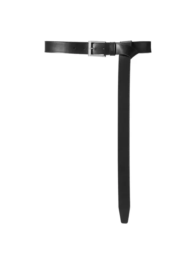 Michael Kors Collection Elisabetta Leather Waist Belt