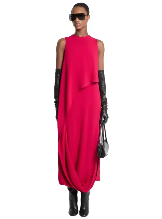 Michael Kors Collection Draped Georgette Dress