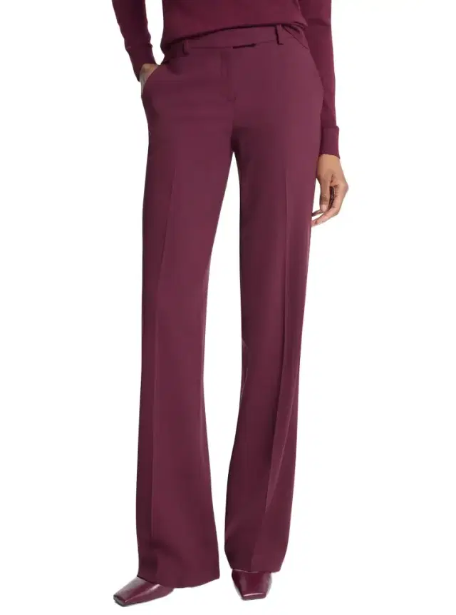 Michael Kors Collection Camilla Stretch Wool Stovepipe Trousers