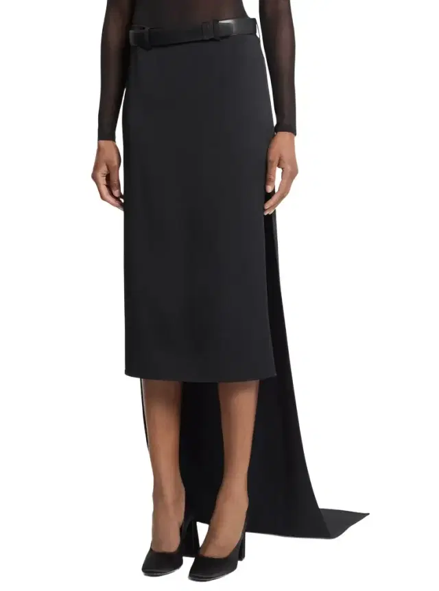 Michael Kors Collection Satin Skirt With Train