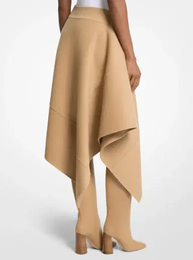 Michael Kors Collection Asymmetric Wool Skirt | Thumbnail 2