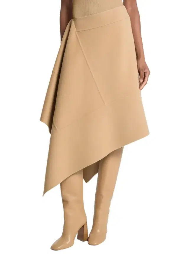 Michael Kors Collection Asymmetric Wool Skirt
