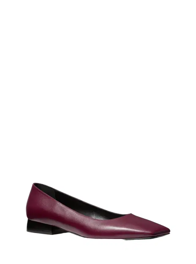 Michael Kors Collection Isabella Leather Skimmer Flat