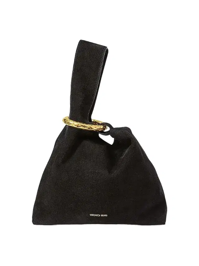 Veronica Beard Women's Swing Suede Clutch - Black