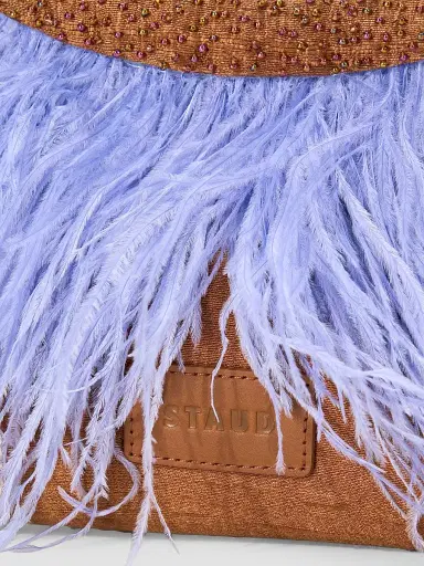 Staud Women's Winslow Beaded Feather Shoulder Bag | Thumbnail 6 Staud Women's Winslow Beaded Feather Shoulder Bag | Thumbnail 6