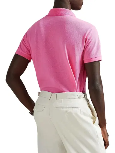 Polo Ralph Lauren Men's Logo Cotton Mesh Polo | Thumbnail 4 Polo Ralph Lauren Men's Logo Cotton Mesh Polo | Thumbnail 4