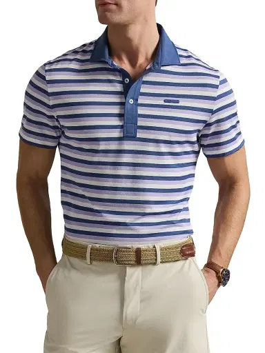 Polo Ralph Lauren Men's Slub Jersey Short-Sleeve Henley Shirt | Thumbnail 3 Polo Ralph Lauren Men's Slub Jersey Short-Sleeve Henley Shirt | Thumbnail 3