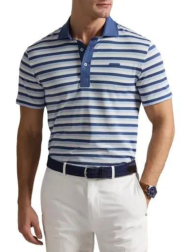 Polo Ralph Lauren Men's Slub Jersey Short-Sleeve Henley Shirt | Thumbnail 3 Polo Ralph Lauren Men's Slub Jersey Short-Sleeve Henley Shirt | Thumbnail 3