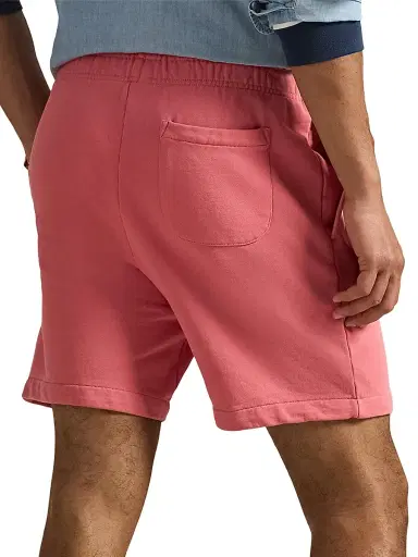 Polo Ralph Lauren Men's 6.5'' Loopback Fleece Shorts - Red Sky | Thumbnail 4