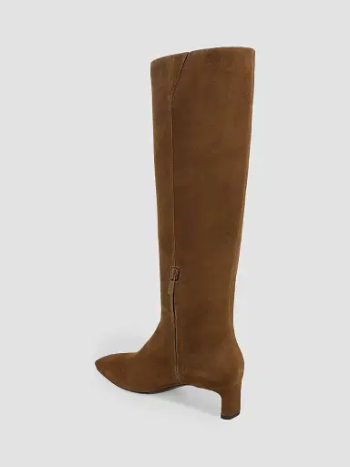 Vince Women's Lilith Tall Suede Knee-High Boots - Elmwood | Thumbnail 3 Vince Women's Lilith Tall Suede Knee-High Boots - Elmwood | Thumbnail 3