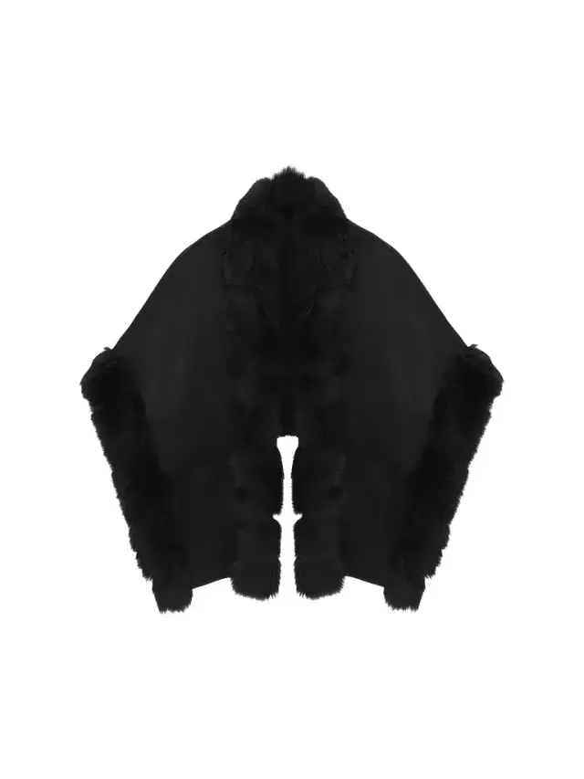 Gorski Women's Reversible Cashmere and Wool Shawl - Black