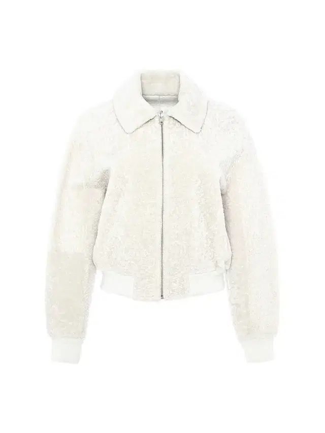 Gorski Women's Reversible Textured Shearling Lamb Zip Coat -