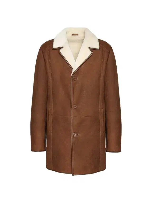 Gorski Men's Merino Shearling Lamb Stroller Jacket - Cognac