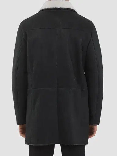 Gorski Men's Merino Shearling Lamb Stroller Jacket - Black | Thumbnail 5 Gorski Men's Merino Shearling Lamb Stroller Jacket - Black | Thumbnail 5
