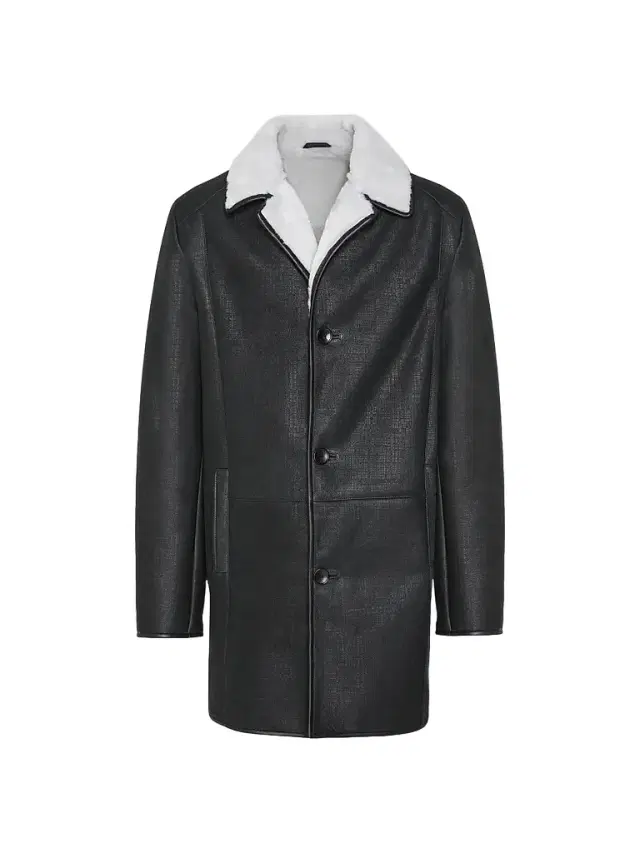 Gorski Men's Merino Shearling Lamb Stroller Jacket - Black