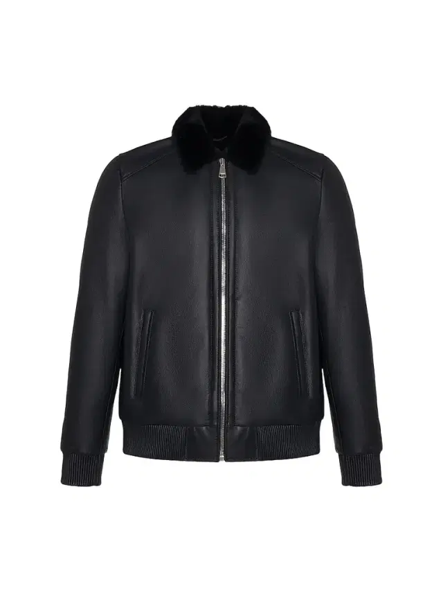 Gorski Men's Merino Shearling Lamb Jacket - Dark Blue