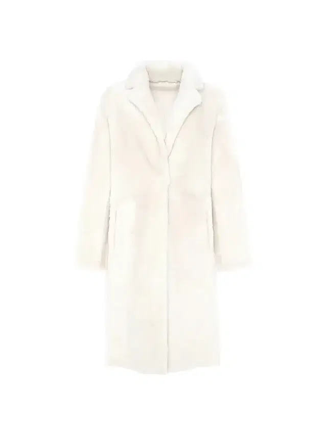 Gorski Women's Reversible Merino Shearling Lamb Short Coat - Ivory - Size Medium