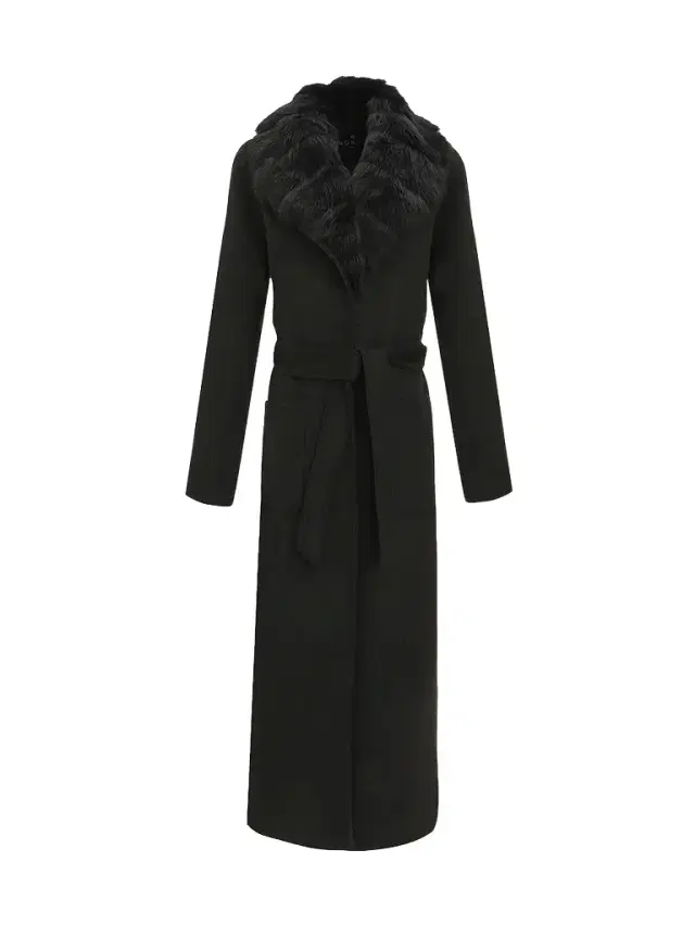 Gorski Women's Cashmere and Wool Coat with Detachable Collar - Black